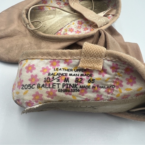 Capezio 10.5 Ballet Slippers and size 2-6 tights nude - Picture 3 of 6